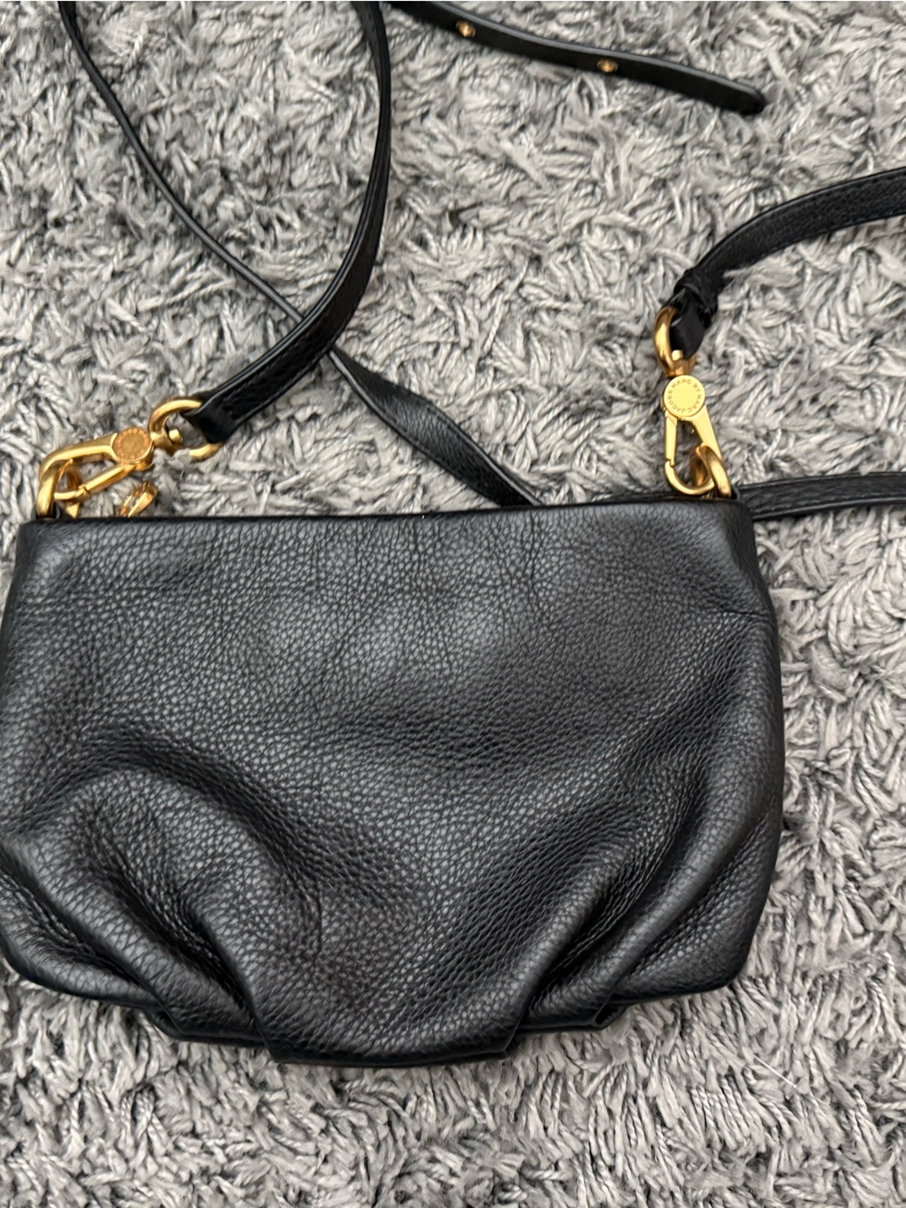 MARC BY MARC JACOBS Q Percy Small BLACK Leather Crossbody Bag - Picture 2 of 5